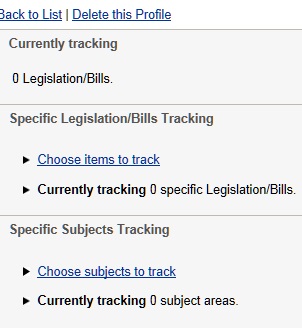 Tracking Selection